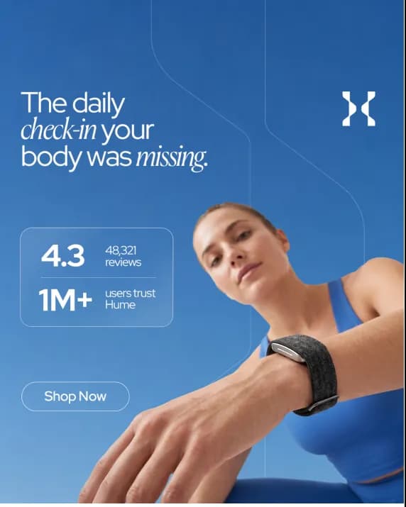 Hume band ad: the daily check-in your body was missing